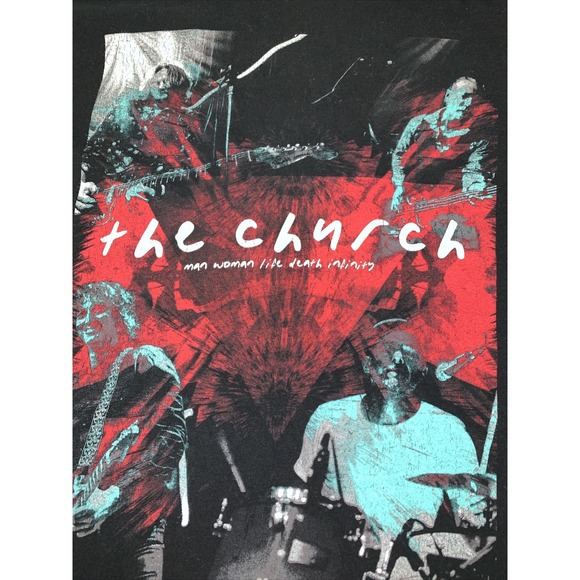 The Church Man Woman Life Death Infinity 2017 Tour Dates Shirt (Steve Kilbey) - Picture 2 of 8